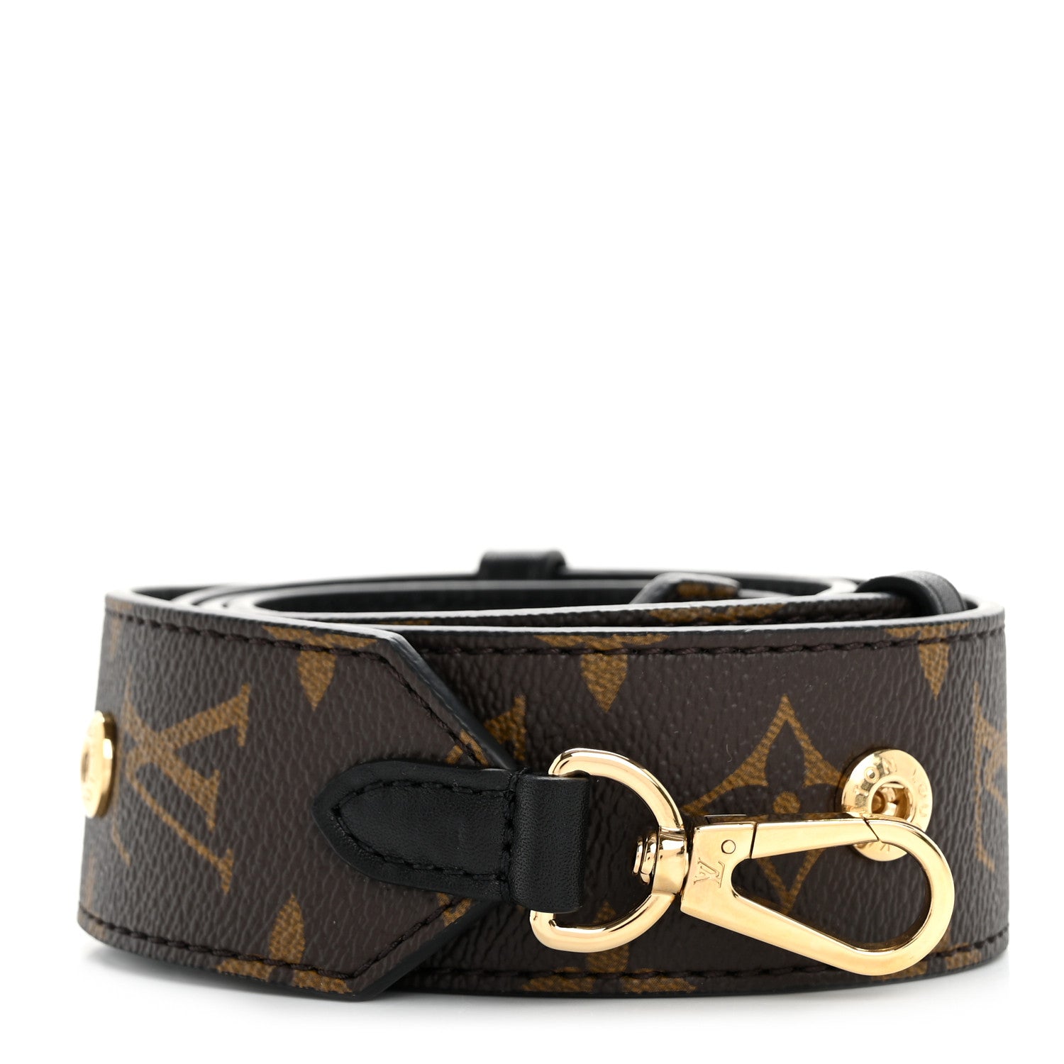 Louis Vuitton Monogram Adjustable Bandouliere Shoulder Strap Black 1 of 5