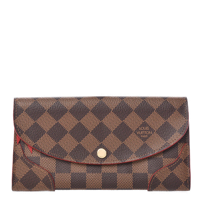 Louis Vuitton Damier Ebene Caissa Wallet Cherry 1 of 6