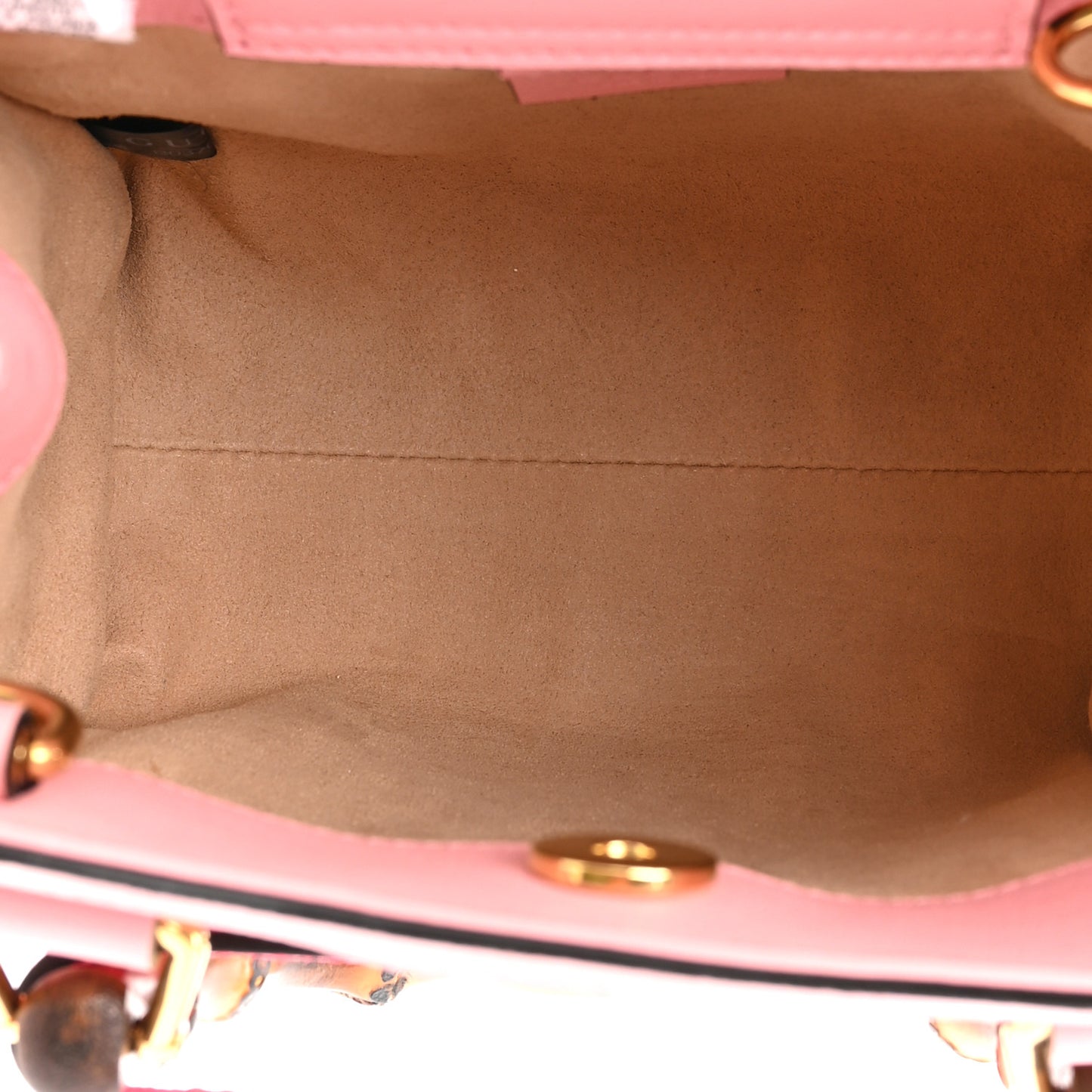 Wonka Grain Calfskin Mini Diana Tote Bag Wild Rose Fuxia Fluo