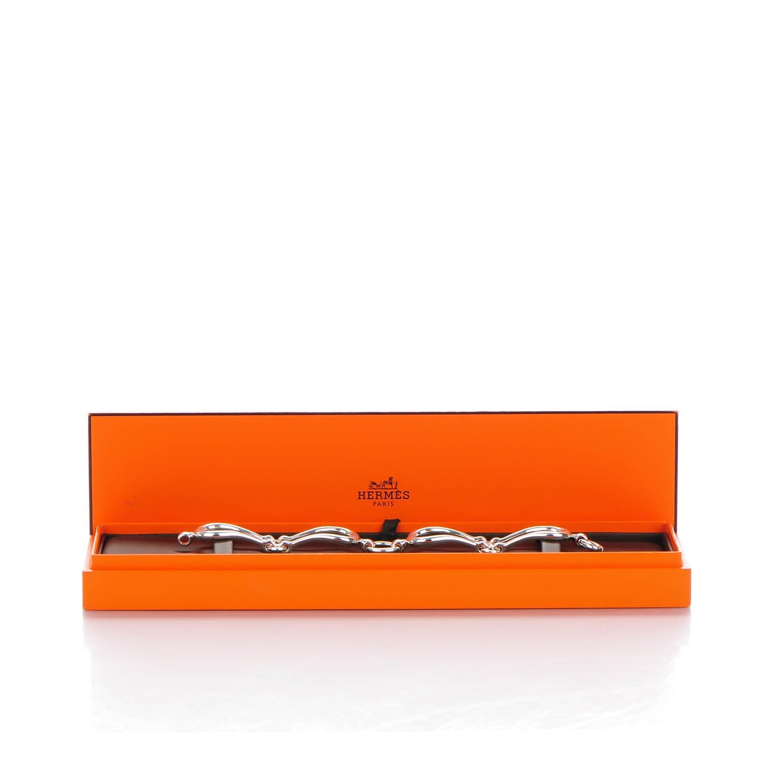 Hermes Sterling Silver Arabesque MM Bracelet 6 of 6