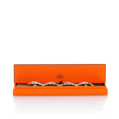 Hermes Sterling Silver Arabesque MM Bracelet 6 of 6