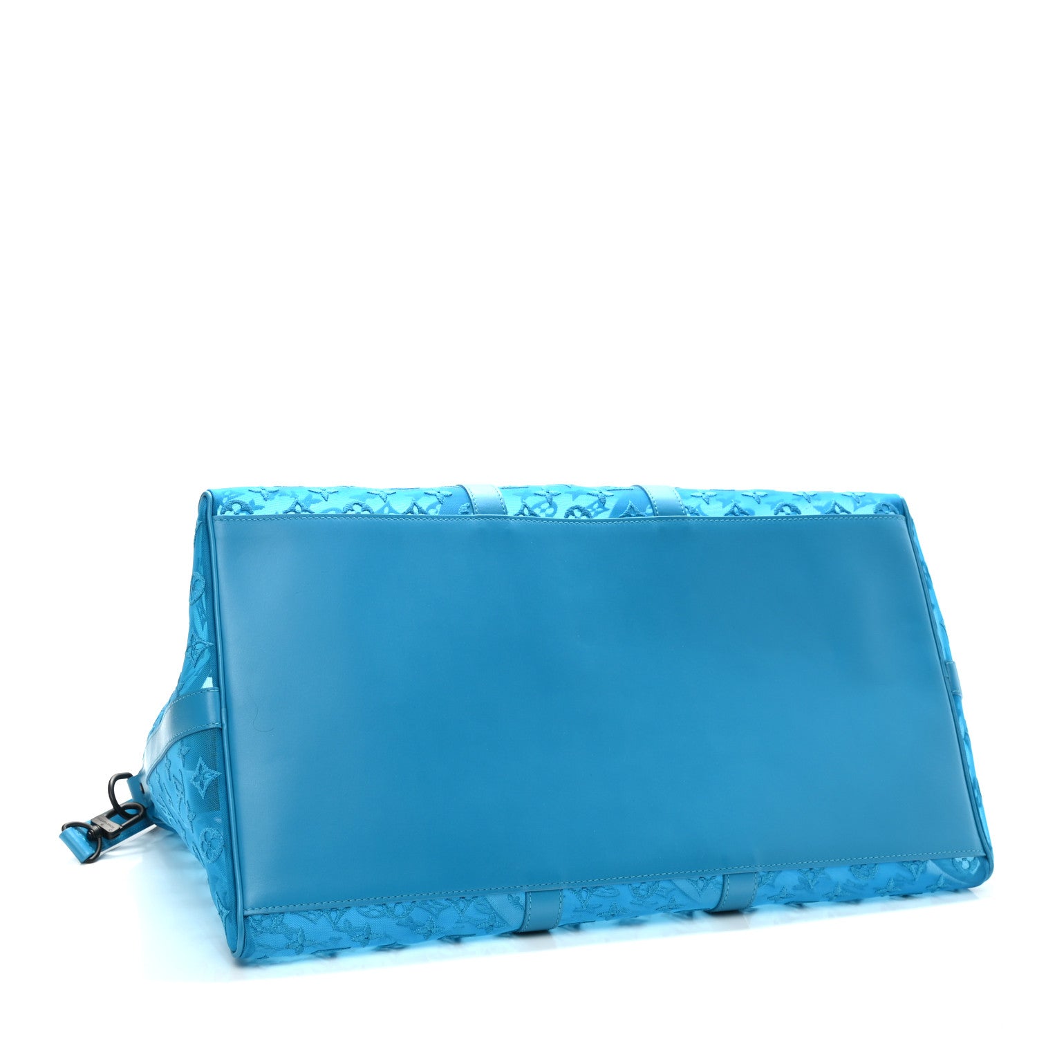 Louis Vuitton Monogram See Through Keepall Triangle Bandouliere 50 Turquoise 4 of 9