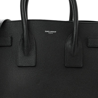 Saint Laurent Grained Calfskin Small Sac De Jour Black 8 of 10