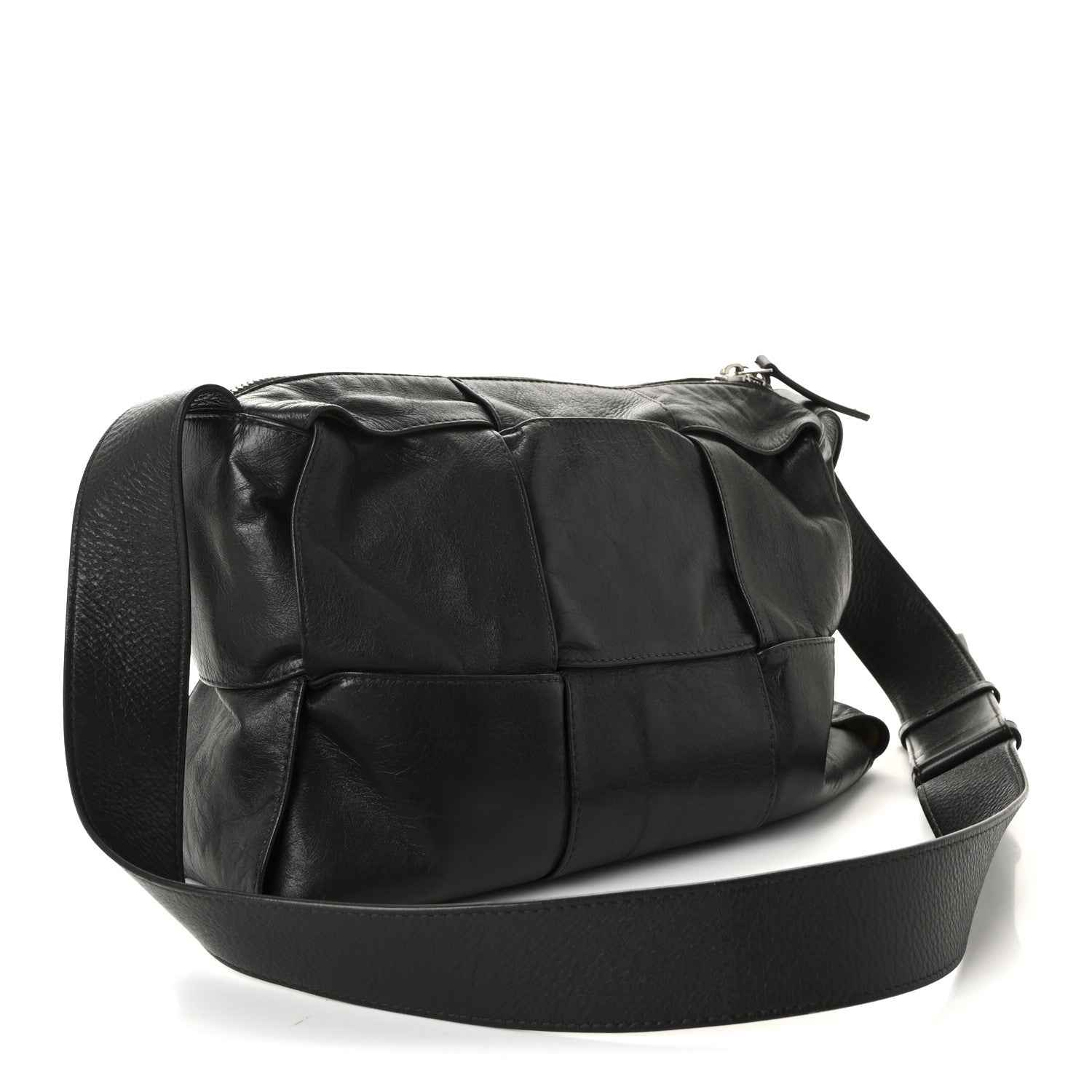 Bottega Veneta Paper Calfskin Maxi Intreccio Medium Arco Camera Bag Camping 3 of 9