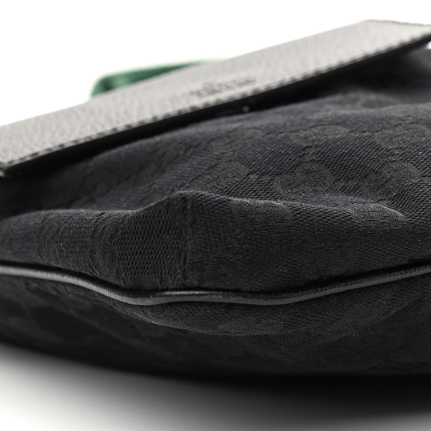 Gucci Monogram Web Medium Double Pocket Messenger Bag Black 9 of 10