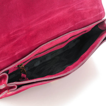 Proenza Schouler Suede PS1 Pochette Clutch Raspberry 6 of 9