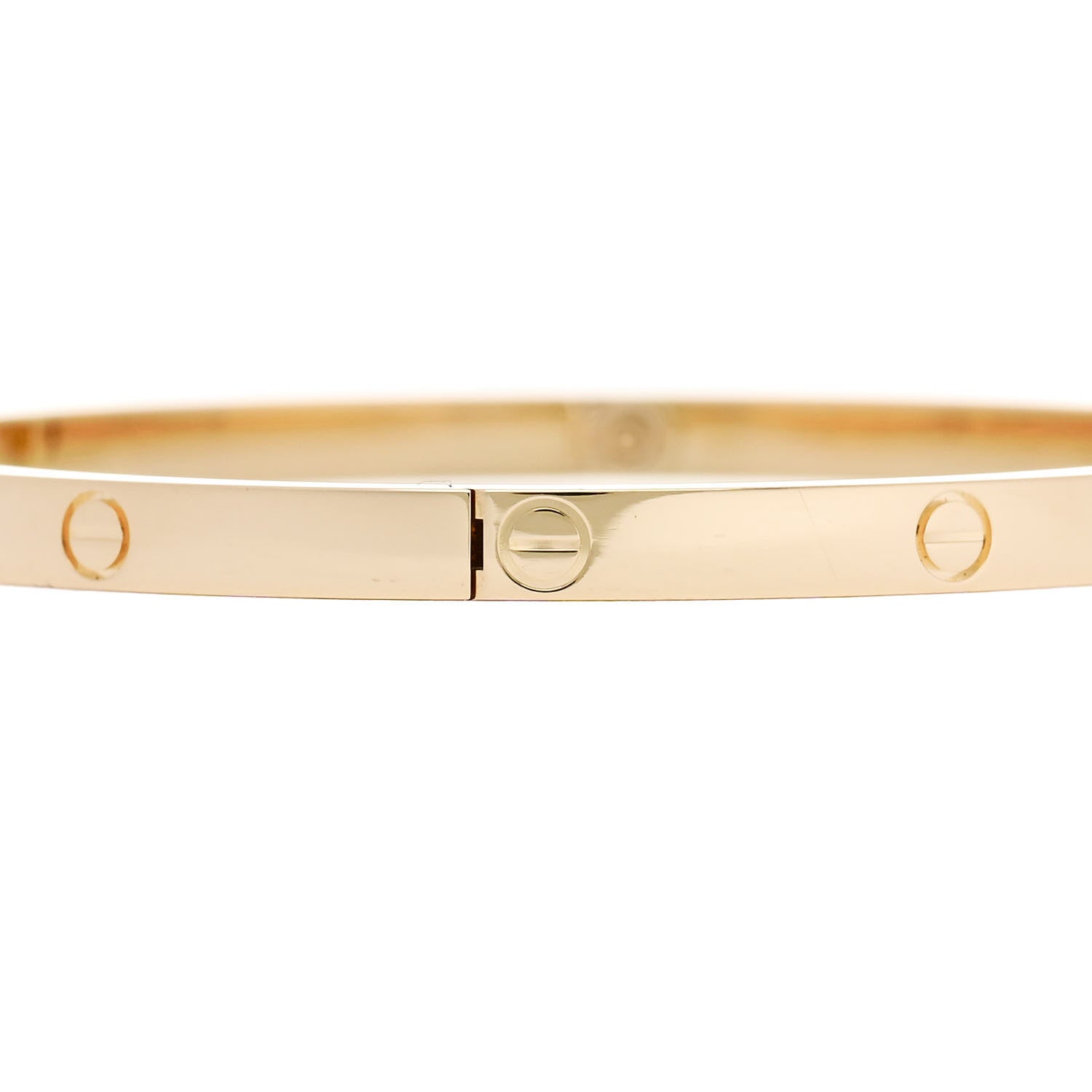 Cartier 18K Yellow Gold Small LOVE Bracelet 17 5 of 8
