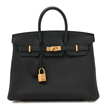 Hermes Togo Birkin 25 Black 1 of 11