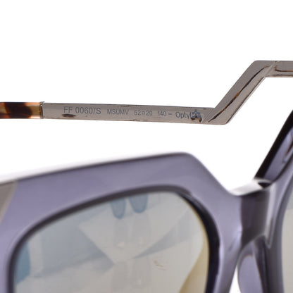 Fendi Cat Eye Iridia Sunglasses FF 0060/S Purple 5 of 7