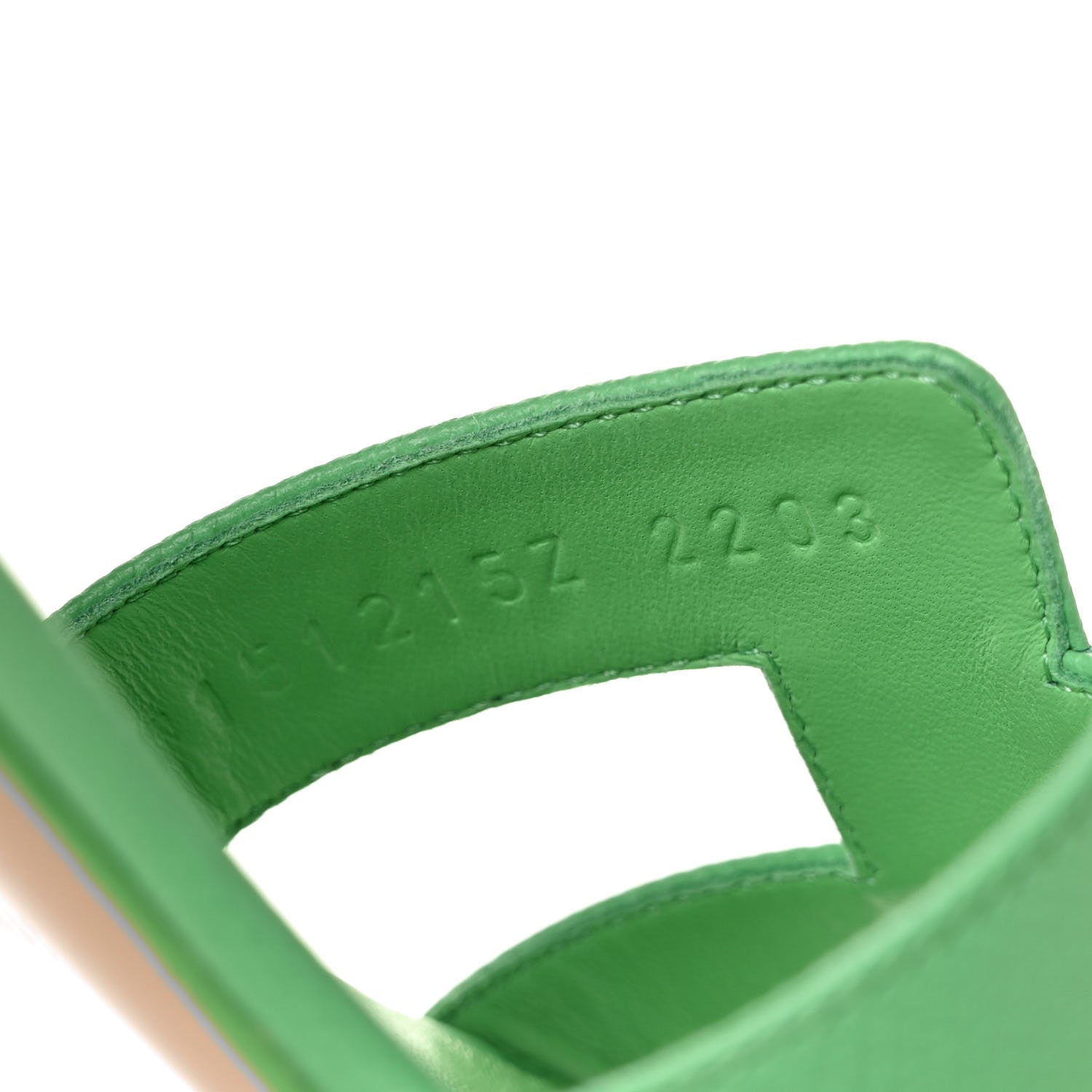 Hermes Epsom Oasis Sandals 36 Vert Pomme 8 of 9