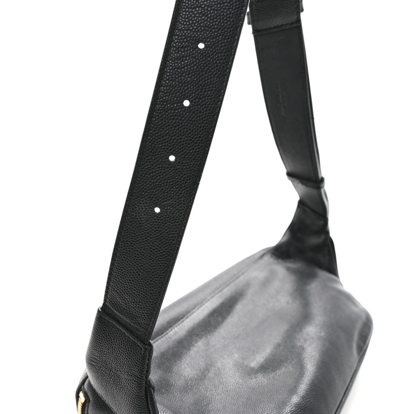 Grain De Poudre Monogram Belt Bag Black