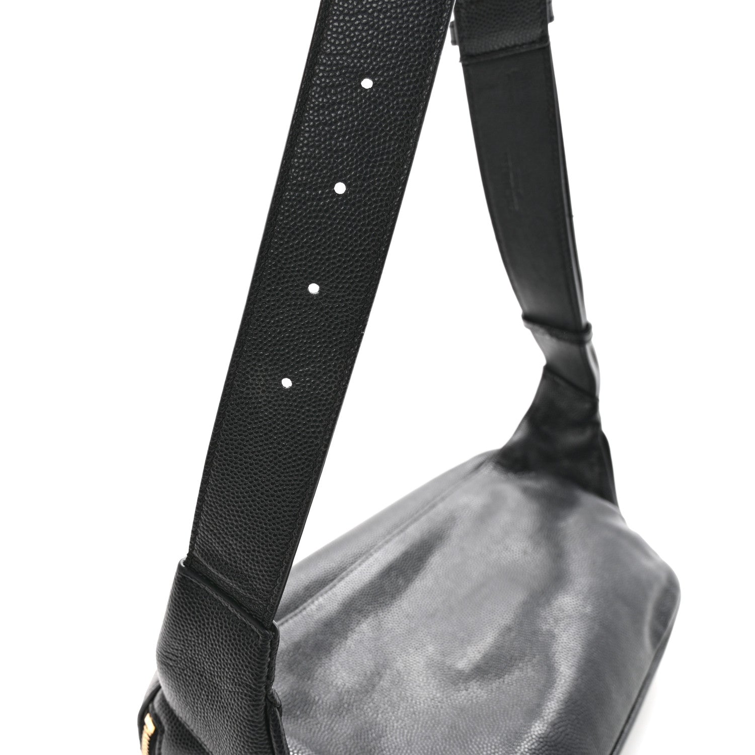 Saint Laurent Grain De Poudre Monogram Belt Bag Black 15 of 15