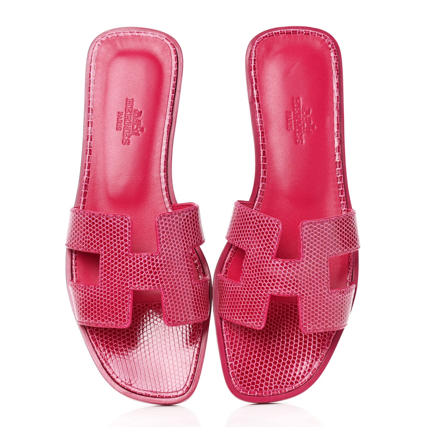 Lizard Oran Sandals 36 Fuchsia