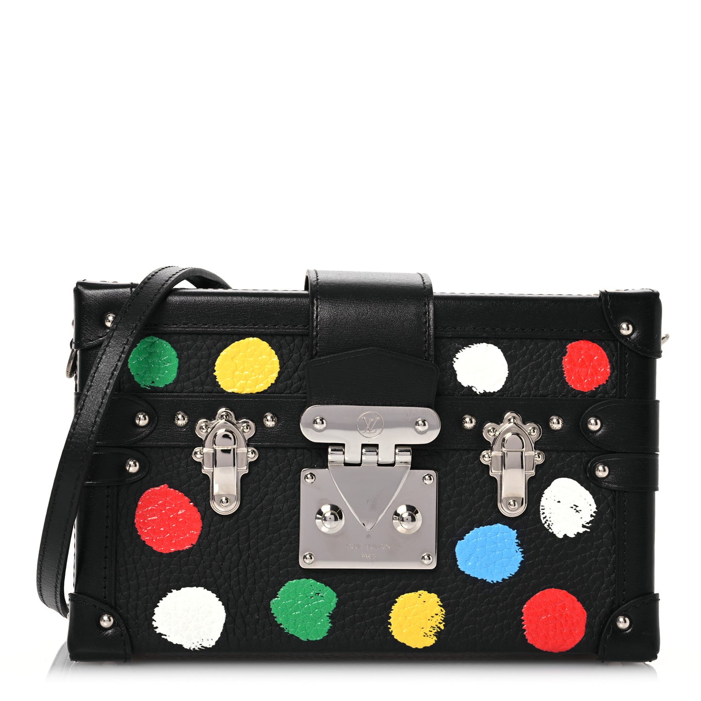 LV X YK Taurillon Petite Malle Black