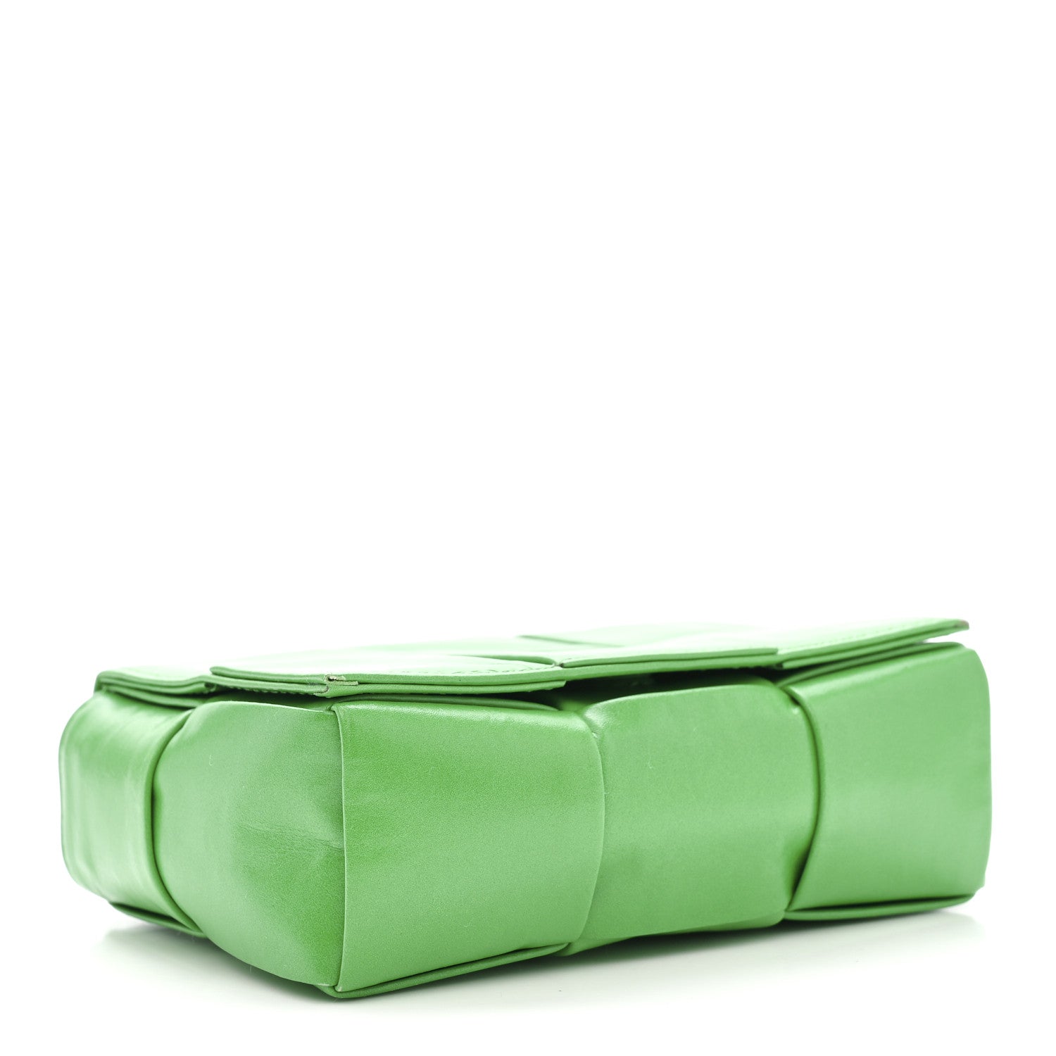 Bottega Veneta Paper Calfskin Maxi Intreccio Extra Mini Cassette Crossbody Bag Parakeet 4 of 11