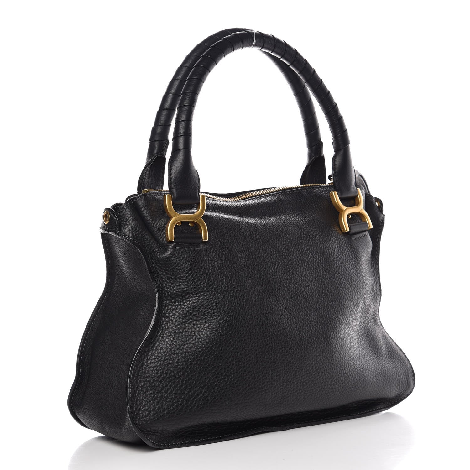 Chloe Calfskin Medium Marcie Satchel Black 3 of 10