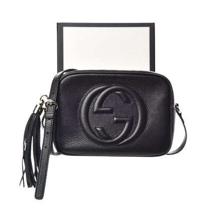Gucci Pebbled Calfskin Small Soho Disco Bag Black 10 of 10