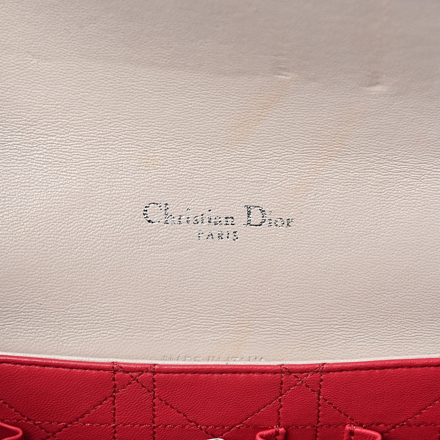 Tweed Medium Miss Dior Flap White Multicolor