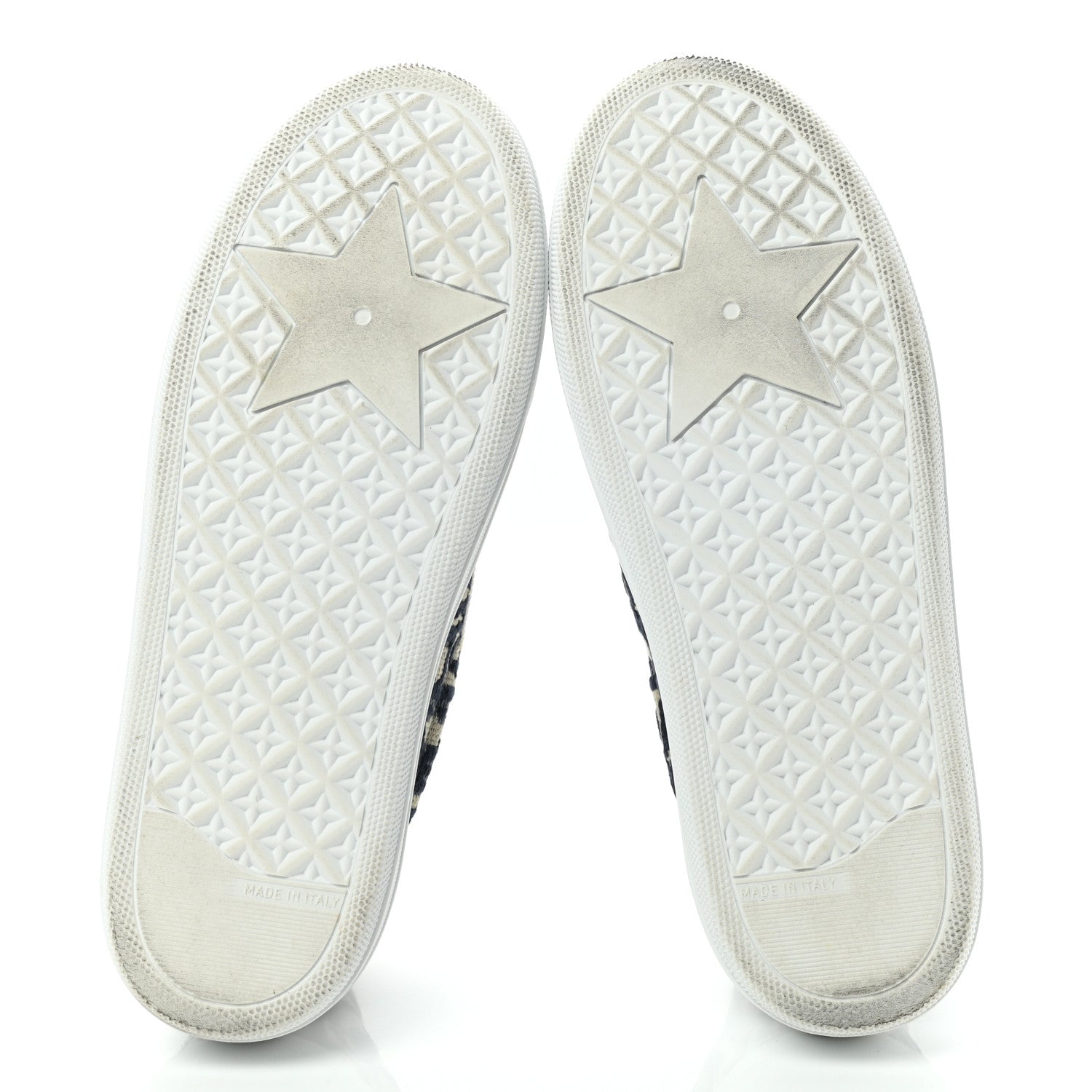 Christian Dior Canvas Oblique Embroidered Womens Solar Slip On Sneakers 39.5 Deep Blue 5 of 10