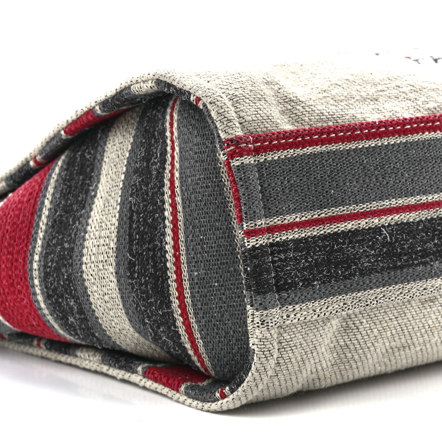Chanel Striped Canvas Small Deauville Tote 19 of 20