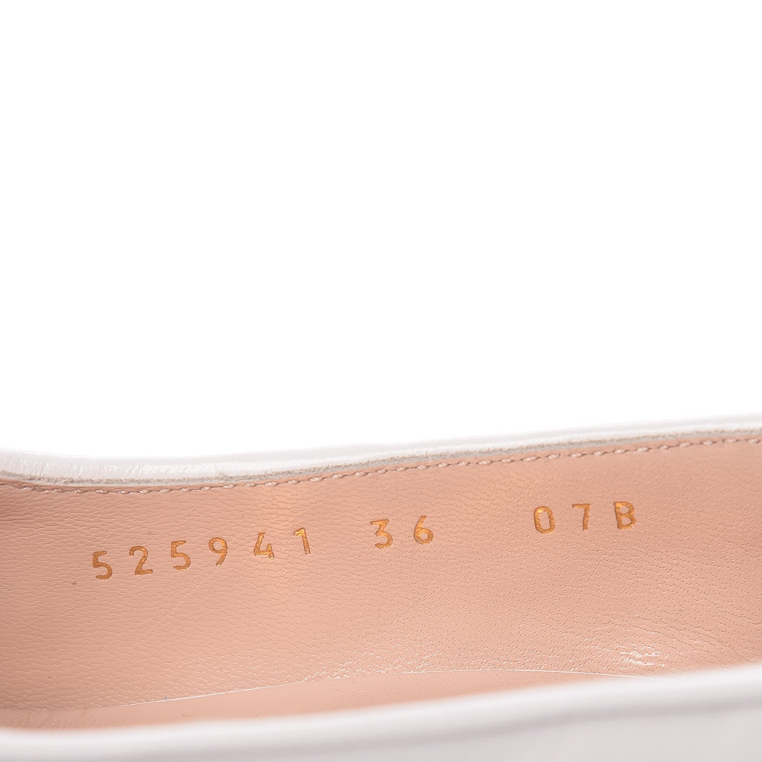 Gucci Malaga Kid Web Sylvie Mid Heel Slingback Pumps 36 White 8 of 9