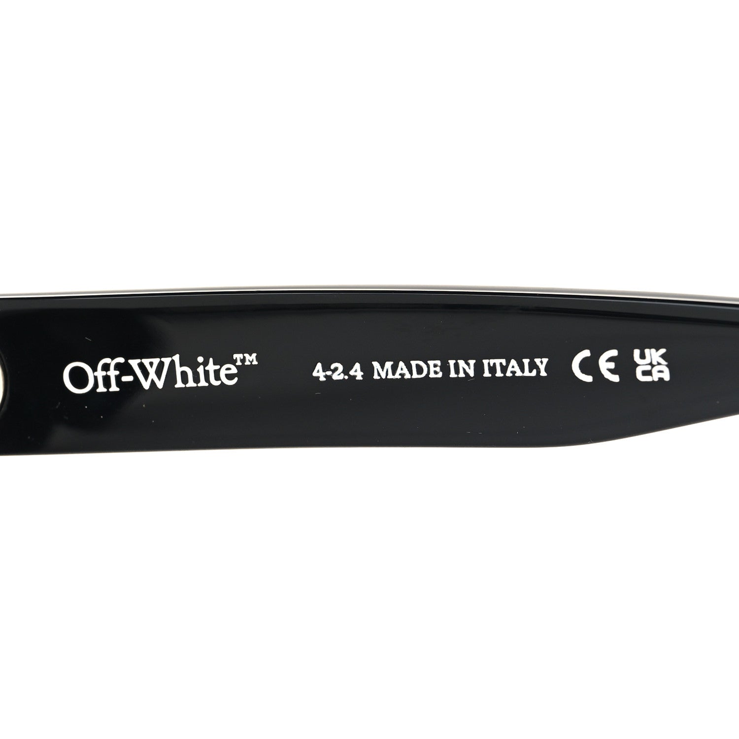 Off-White Acetate Miramar Cat Eye Sunglasses OERI135 Black 6 of 6