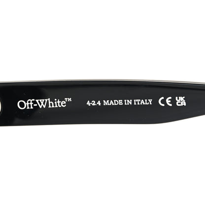 Off-White Acetate Miramar Cat Eye Sunglasses OERI135 Black 6 of 6