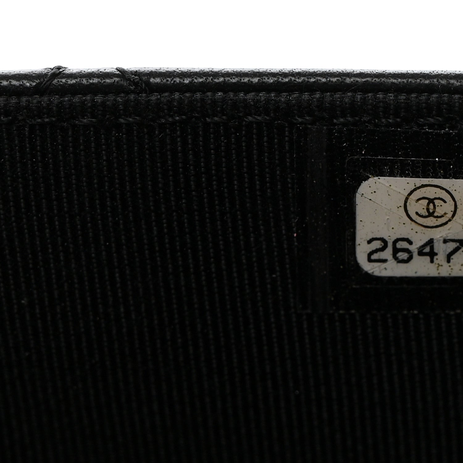 Chanel Lambskin Quilted Wallet On Chain WOC Black 8 of 11