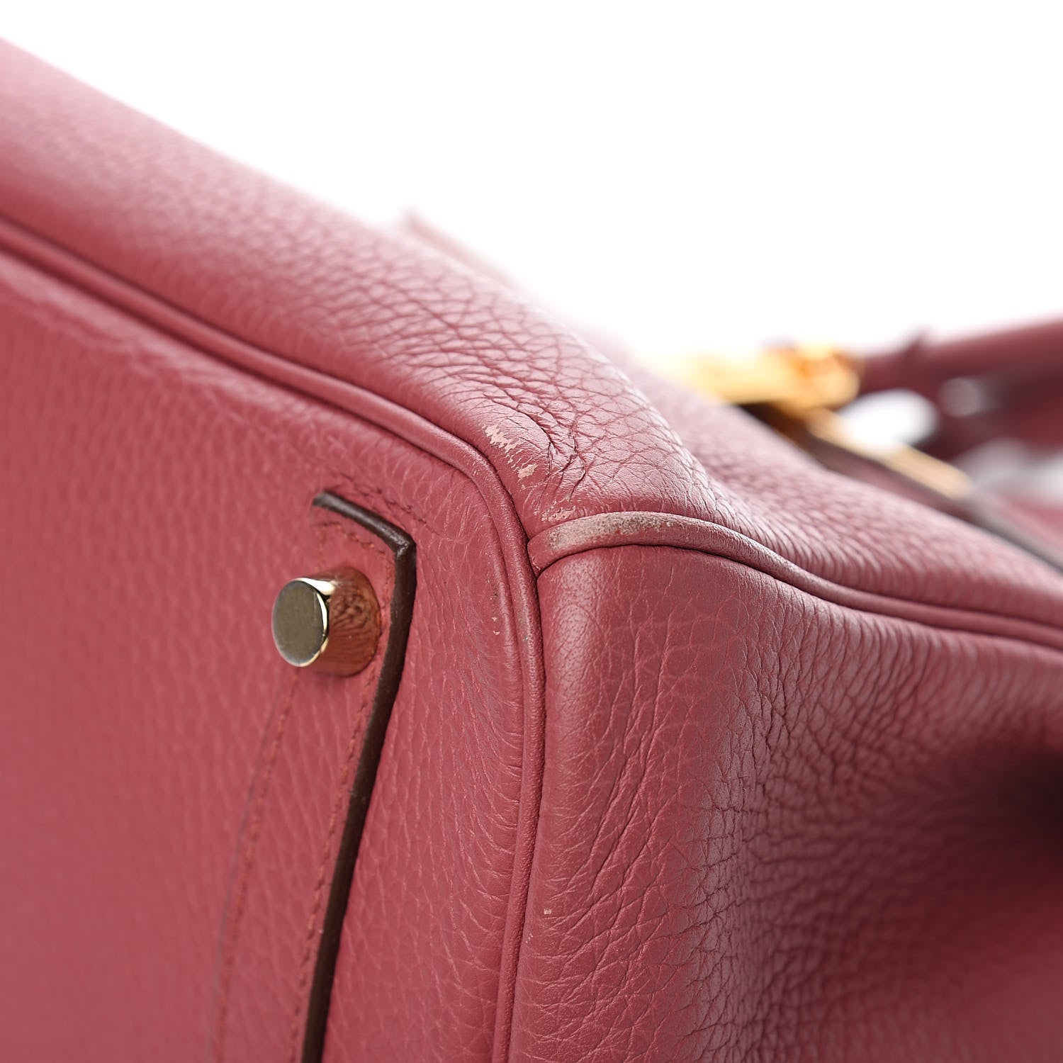 Hermes Taurillon Clemence Birkin 30 Bois de Rose 29 of 33