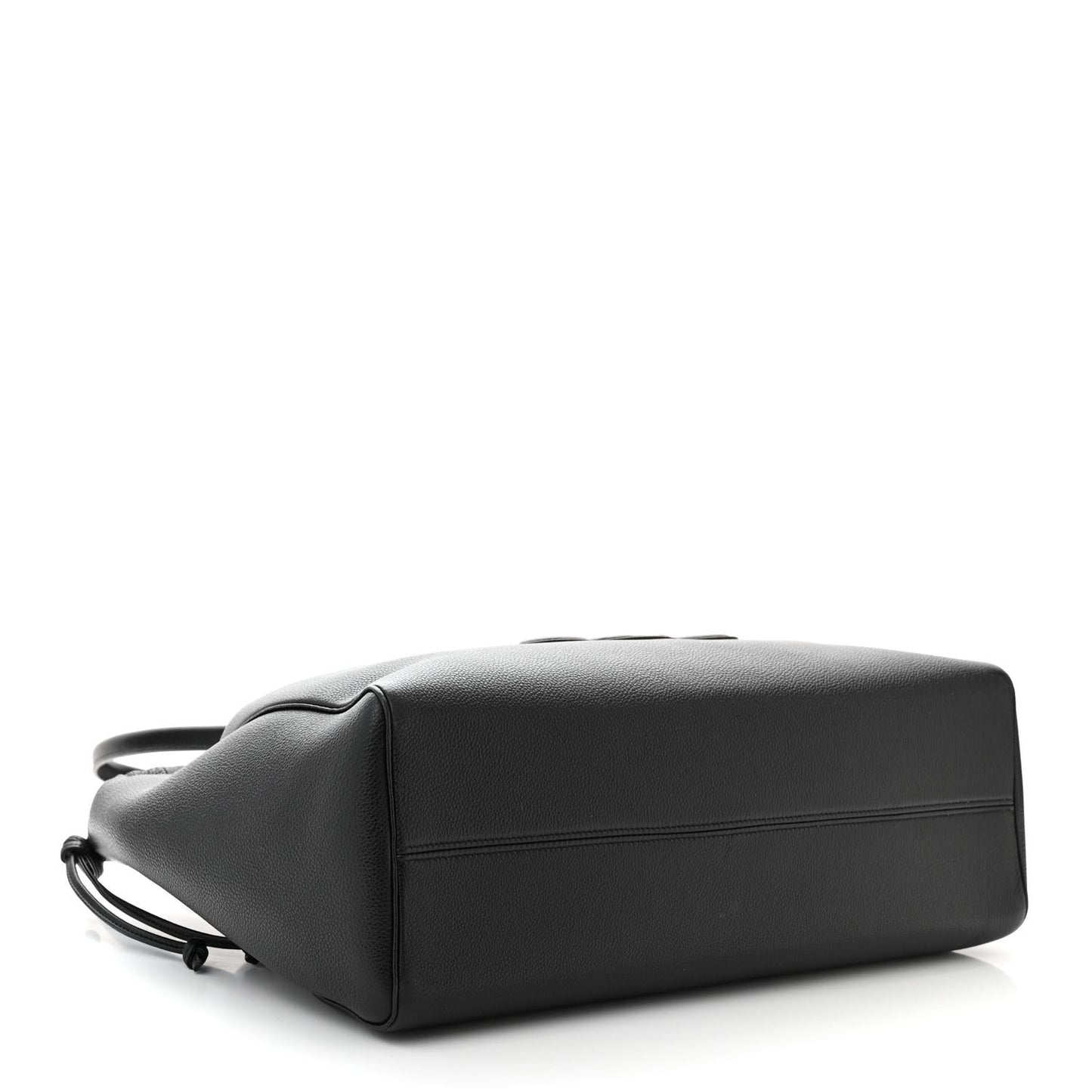 Smooth Calfskin Cuir Triomphe Cabas Drawstring Black