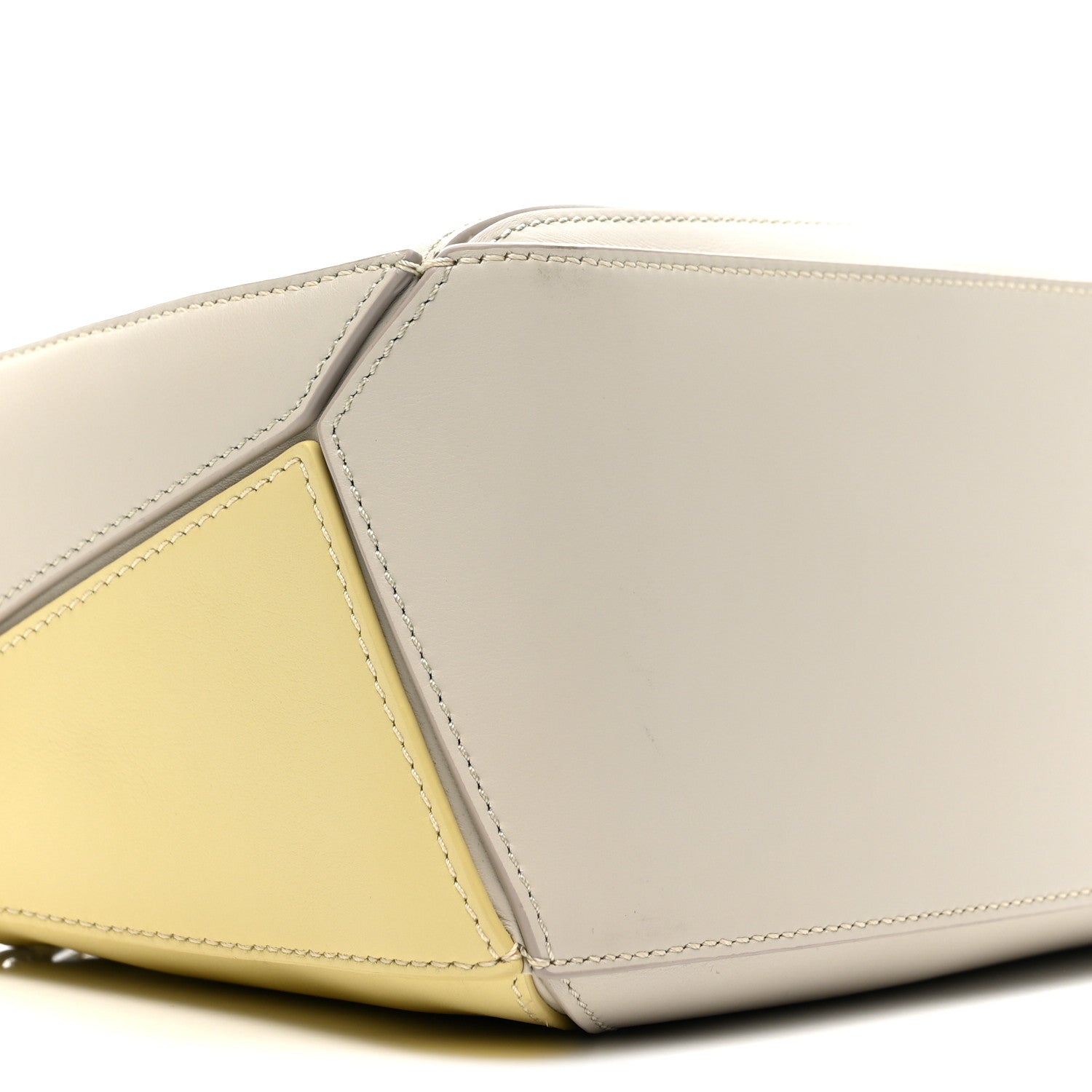 Loewe X ALBERS Nappa Calfskin Small Puzzle Bag Pale Grey Light Citrine 9 of 12