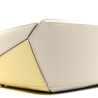 Loewe X ALBERS Nappa Calfskin Small Puzzle Bag Pale Grey Light Citrine 9 of 12