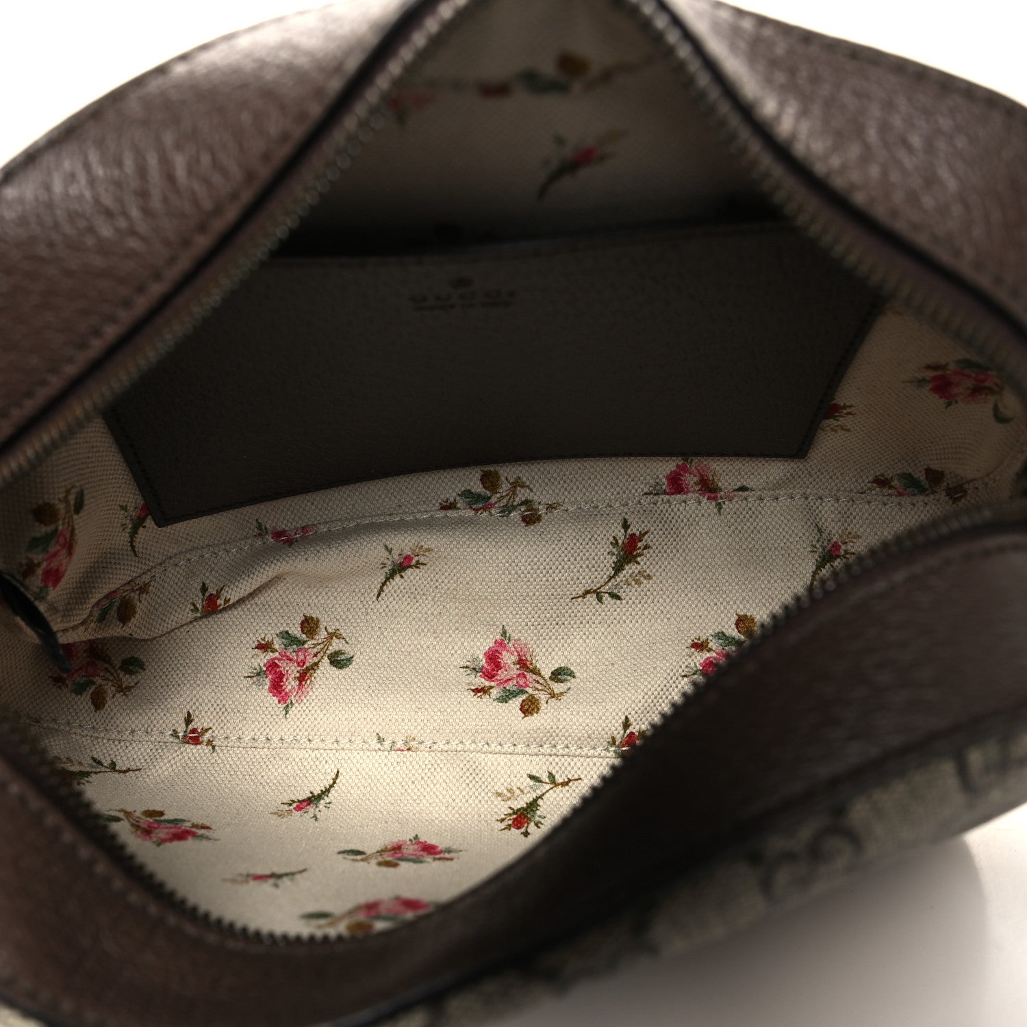 Gucci GG Supreme Monogram Web Neo Vintage Shoulder Bag Beige New Acero Crop 5 of 11
