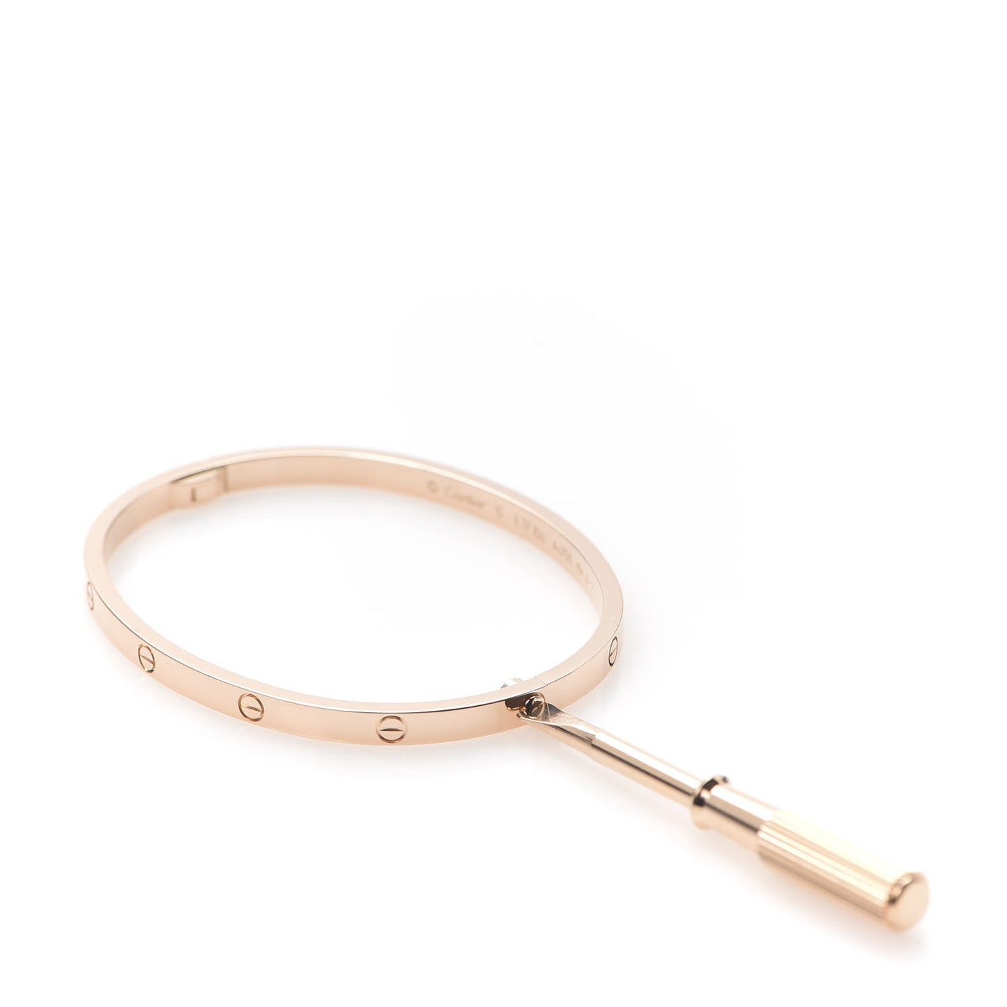 18K Pink Gold Small LOVE Bracelet 16