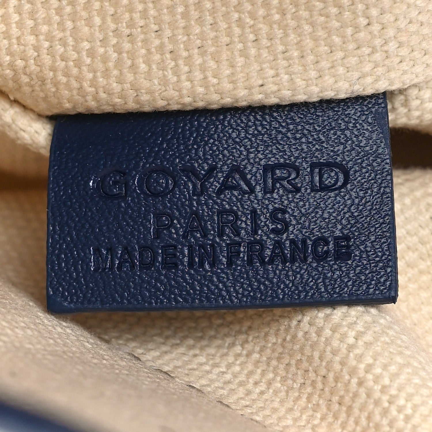 Goyard Goyardine Villette Tote Blue 7 of 9