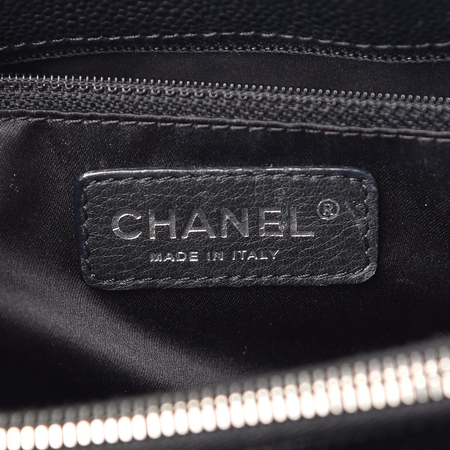 Chanel Caviar Quilted Grand Shopping Tote GST Black 7 of 12