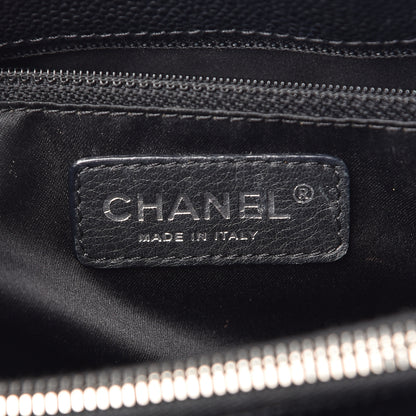 Chanel Caviar Quilted Grand Shopping Tote GST Black 7 of 12