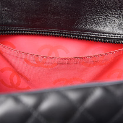 Chanel Calfskin Quilted Large Cambon Multipocket Reporter Black 11 of 24