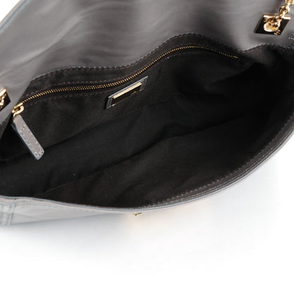 Fendi Vitello Acqua Maxi Baguette Bag Grigio Scuro 5 of 7