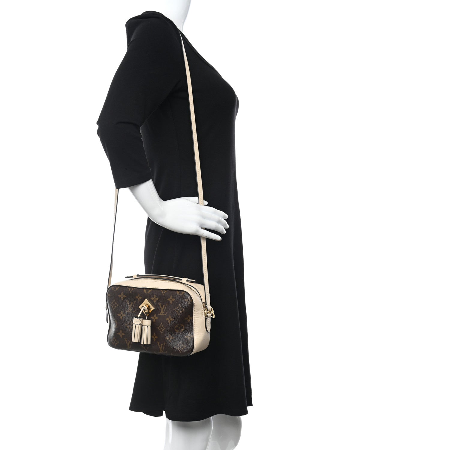 Louis Vuitton Monogram Saintonge Creme 3 of 11