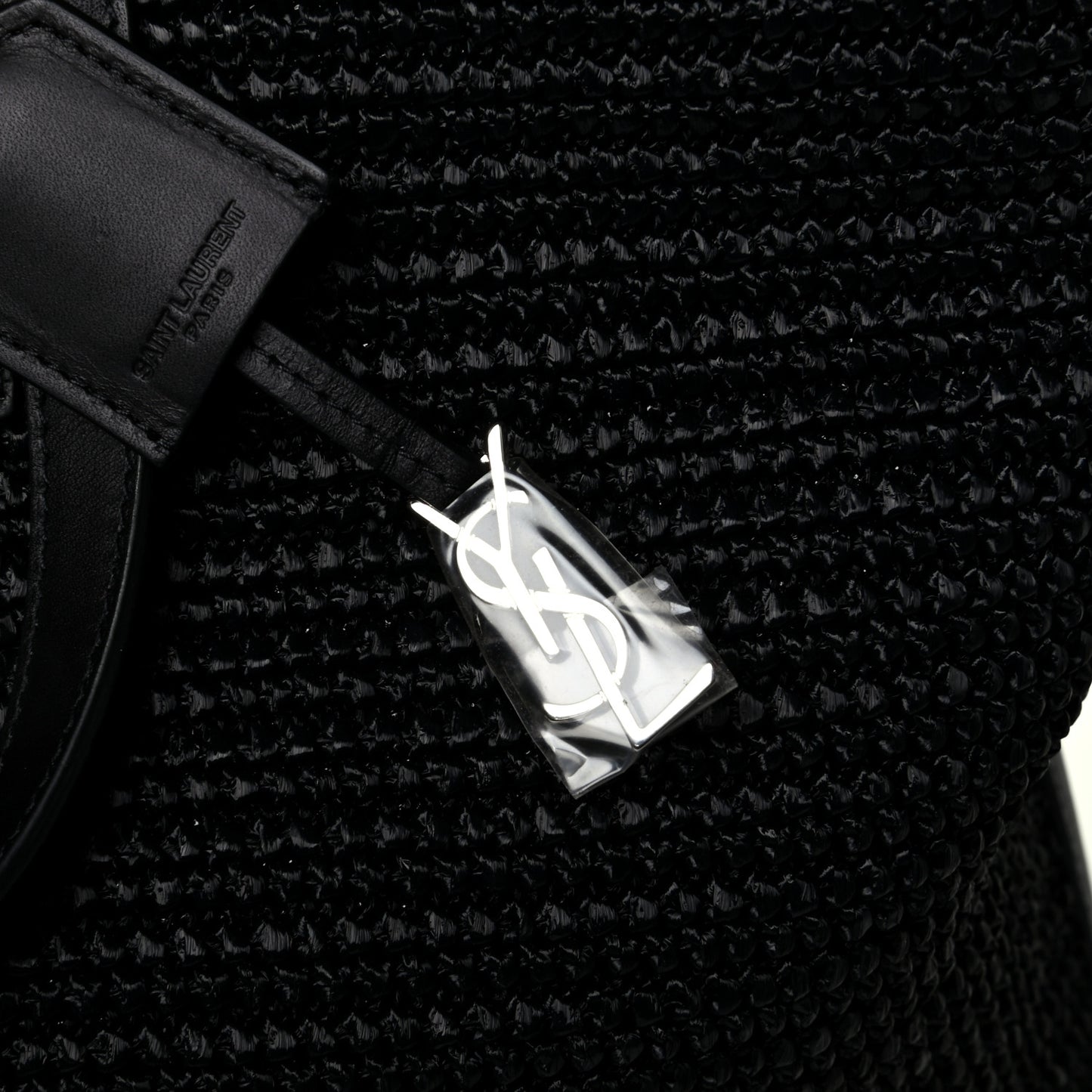 Raffia Tote Black