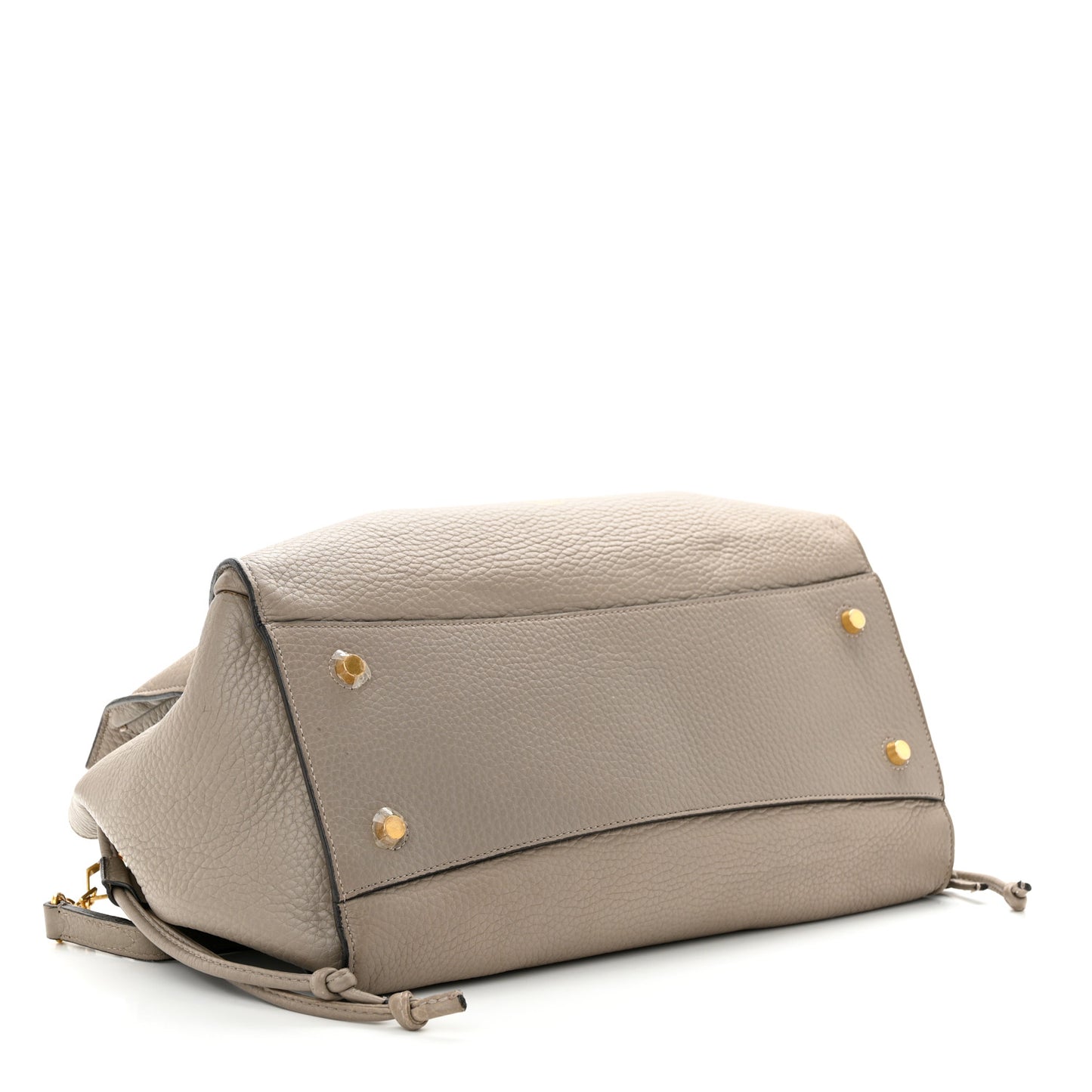 Heavy Grain Small Iris Tote Grey Dark Clay