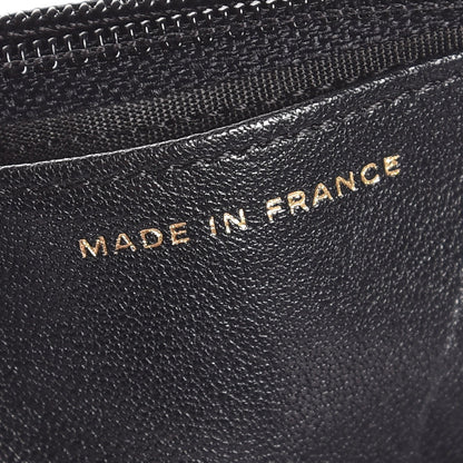 Chanel Sheepskin Quilted Mademoiselle Vintage Wallet On Chain WOC Black 7 of 8