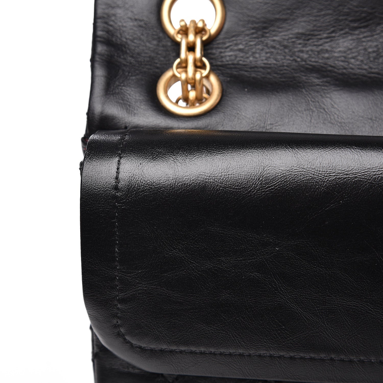 Chanel Aged Calfskin Quilted 2.55 Reissue 225 Flap Black 12 of 13