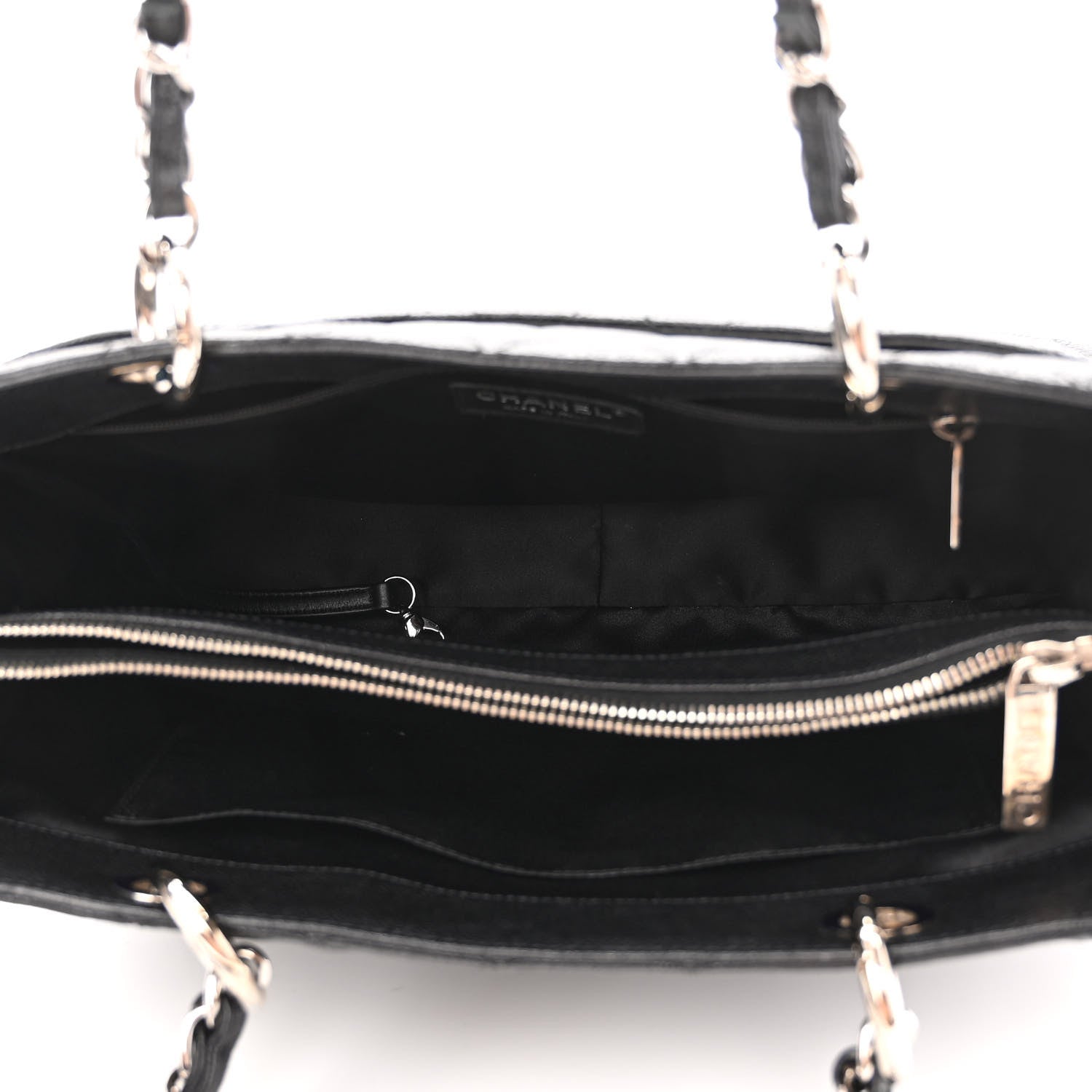 Chanel Caviar Quilted Grand Shopping Tote GST Black 5 of 11