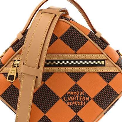 Louis Vuitton Damier Pop Chess Messenger Orange 7 of 9