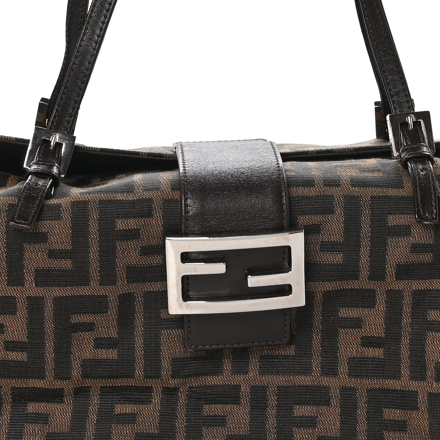 Fendi Zucca Bento Box Bag Tobacco Moro 7 of 9