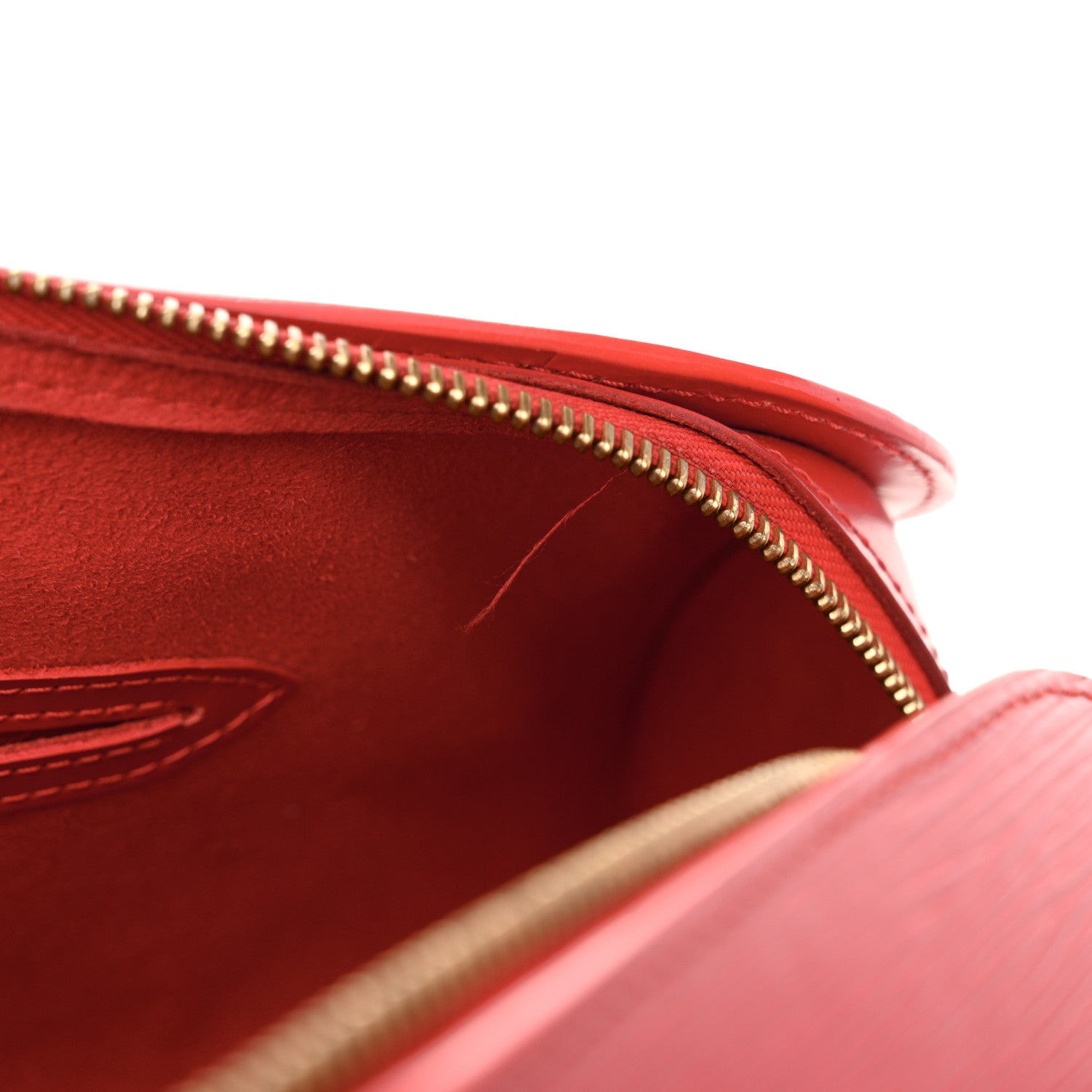 Louis Vuitton Epi Soufflot Castillan Red 13 of 16