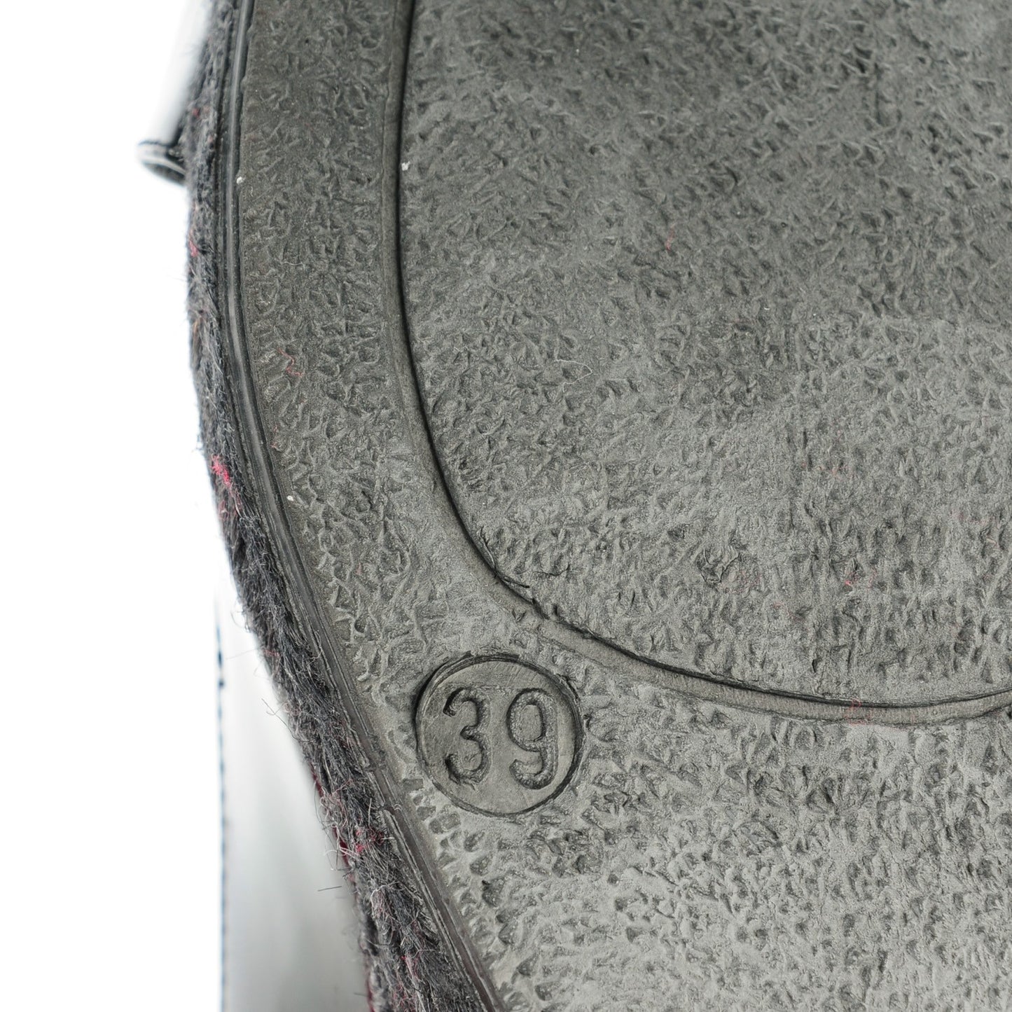 Patent Bow Espadrille Slingback Wedges Black 39