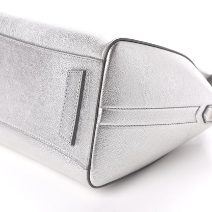 Givenchy Metallic Sugar Goatskin Small Antigona Silver 8 of 8